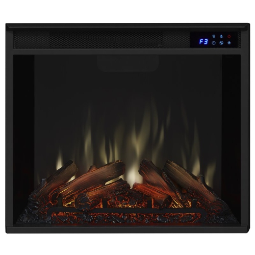 Real Flame VividFlame Electric Firebox in Black