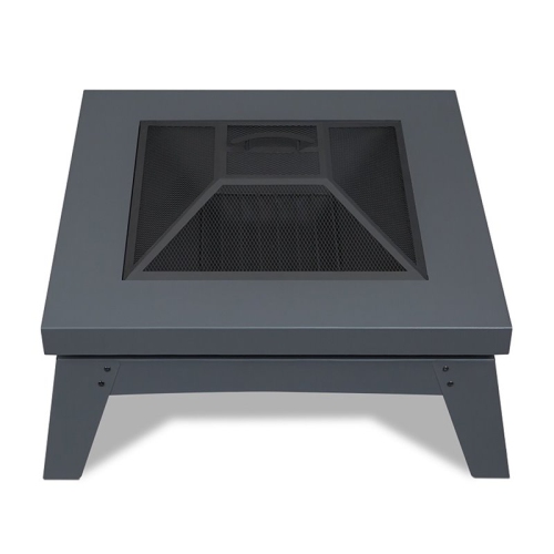 Real Flame Breton Wood Burning Fire Pit in Gray