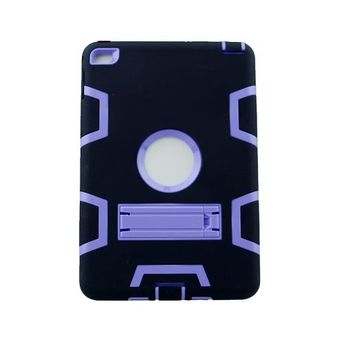 CC  Topsave Kickstand Shockproof Heavy Duty High Impact Resistant Rugged Hybrid Three Layer Armor Full Body Protection Case for Ipad Mini