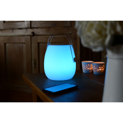 KOBLE Ava LED Bluetooth Speaker Lantern - Product Size: 6.3 x 6.3 x 7.8 in