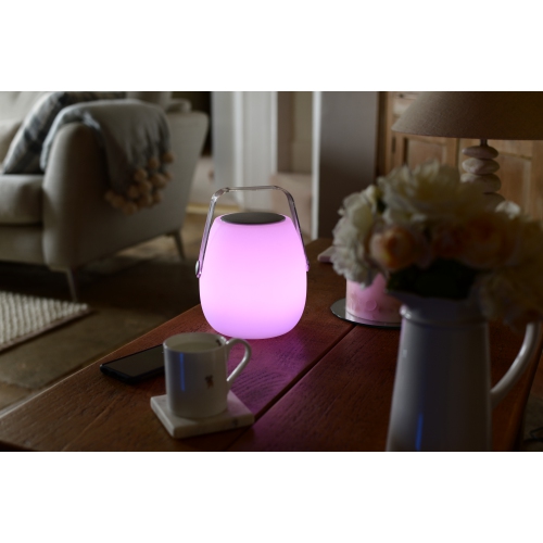 KOBLE Ava LED Bluetooth Speaker Lantern - Product Size: 6.3 x 6.3 x 7.8 in