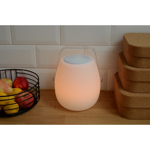 KOBLE Ava LED Bluetooth Speaker Lantern - Product Size: 6.3 x 6.3 x 7.8 in
