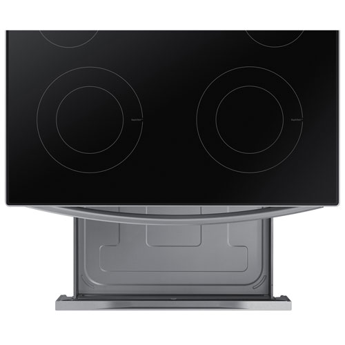 Samsung 30" 6.3 Cu. Ft. Freestanding Electric Range (NE63A6111SS) - Stainless Steel