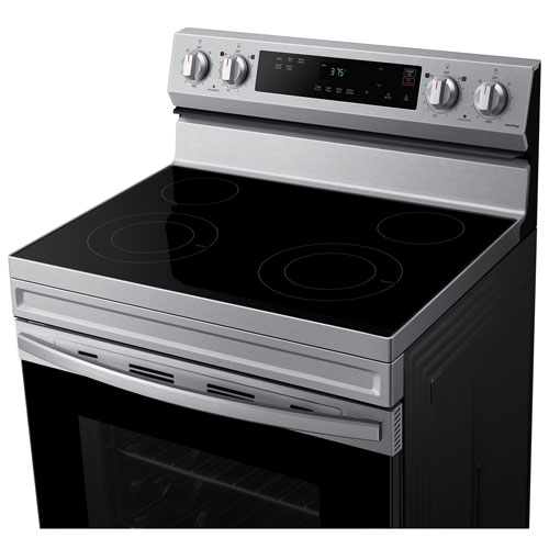 Samsung 30" 6.3 Cu. Ft. Freestanding Electric Range (NE63A6111SS) - Stainless Steel