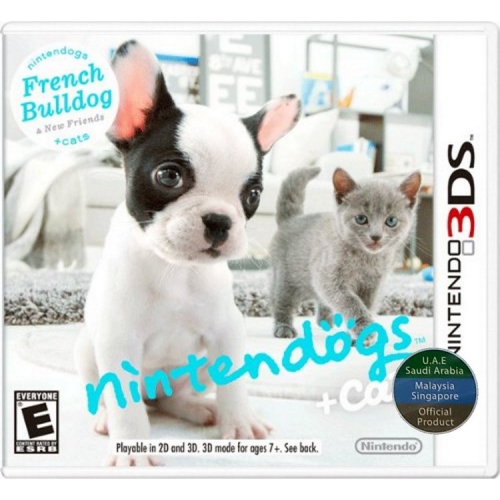 Nintendogs + chats&nbsp;: French Bulldog and New Friends [Nintendo 3DS]