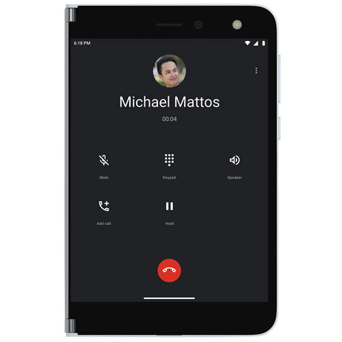 Microsoft Surface Duo Dual-Screen 5.6" 256GB Android 10 LTE Tablet & Unlocked Phone