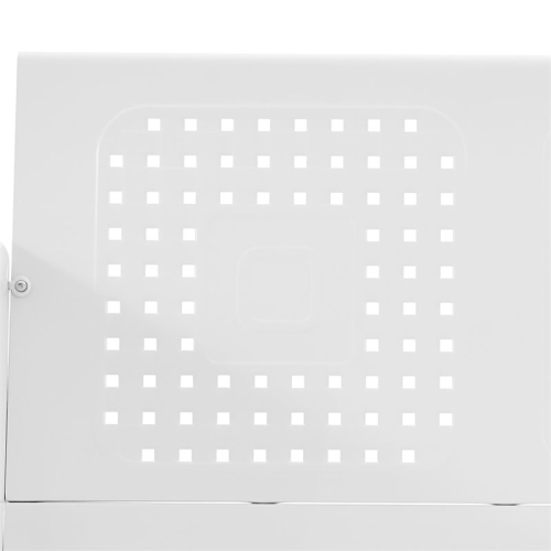 Crosley Bates Metal Gliding Patio Loveseat in White