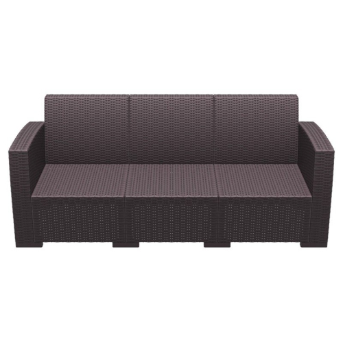 Compamia Monaco Outdoor Sofa in Brown with Cushion