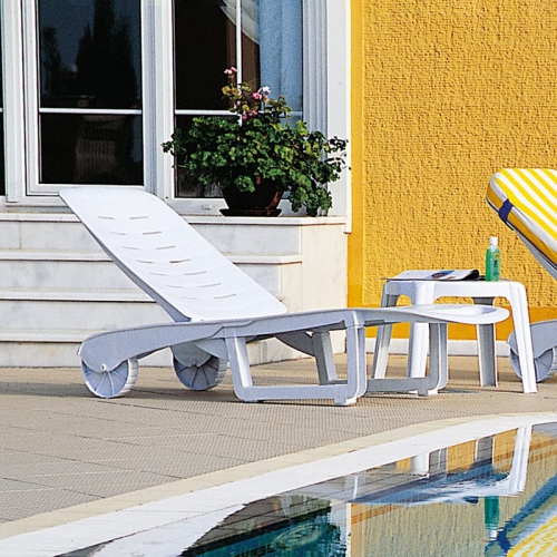 Compamia Sundance Pool Chaise Lounge in White
