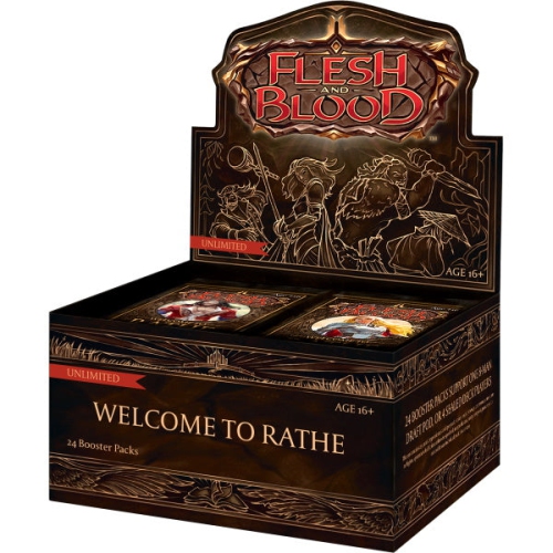 Flesh and Blood TCG: Welcome to Rathe Unlimited Booster Box [Card Game, 2 Players]