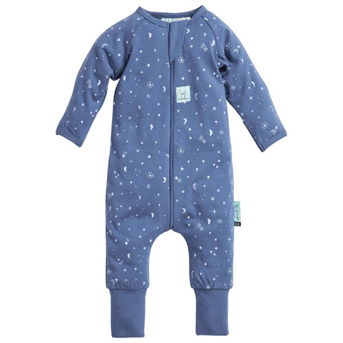 ergoPouch Pajama Cotton Baby Sleeper - 0 to 3 Months - Night Sky