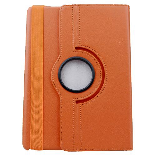 CC  Topsave 360 Rotating Pu Leather Tablet Case for Samsung Tab 4 8"(2014) T330 In Orange