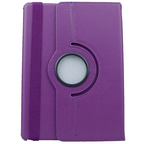 CC  Topsave 360 Rotating Pu Leather Tablet Case for Samsung Tab S2 8"(15) T710 T715 In Purple
