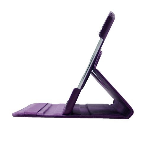 TopSave – Étui rotatif en cuir de polyuréthane pour tablette Galaxy NotePro 12.2 de Samsung, violet 360