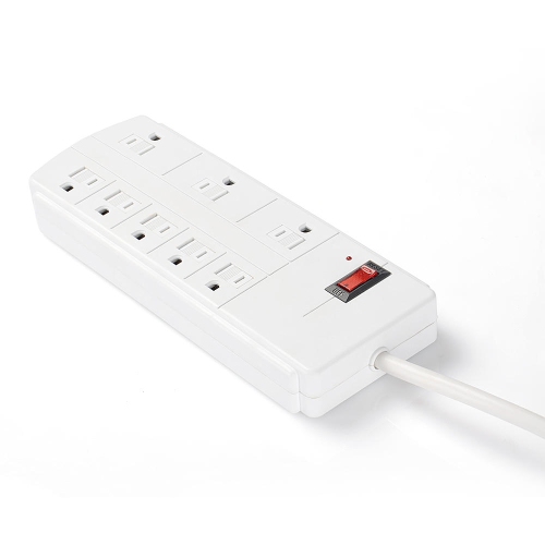 8-Outlet Surge Protector Power Strip with 3.28ft Cord 125V/15A/1875W