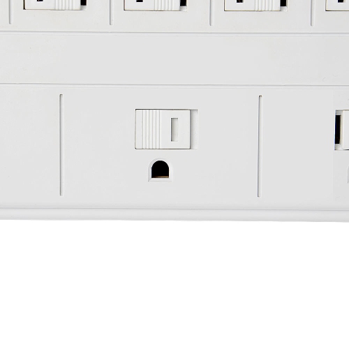 8-Outlet Surge Protector Power Strip with 3.28ft Cord 125V/15A/1875W