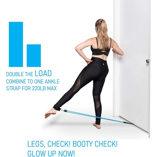 Bandes - Ensemble d'exercices d'entraînement et de bandes de résistance - Tubes d'entraînement empilables jusqu'à 110 lb pour les sports d'intérieur