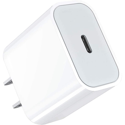 Chargeur iPhone 12 CABLESHARK, chargeur USB C 20 W Amoner compatible avec  iPhone 12/12 Mini/12 Pro Max, chargeur PD type C compatible avec iPhone 11