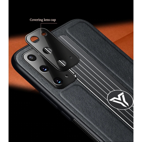 Étui mince magnétique en cuir de luxe pour téléphone Galaxy Note 20 Ultra de Samsung