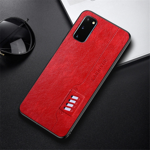 Fashion Leather Texture Shockproof Case Ultra Light Back Cover for Samsung Galaxy S20 FE