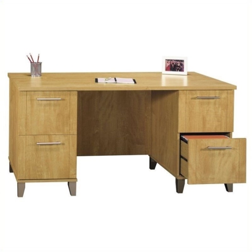 SCRANTON & CO  60" Wood Desk In Maple Cross