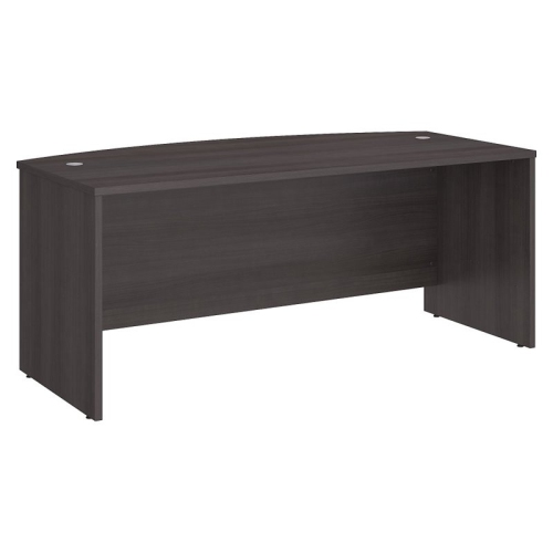 Scranton & Co 72" x 36" Bow Front Desk in Storm Gray
