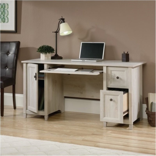 Bowery Hill Computer Desk in Chalked Chestnut