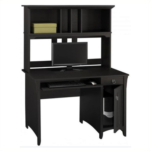 Kingfisher Lane Mission Desk with Hutch in Aged Tobacco