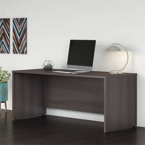 Scranton & Co 72" x 30" Computer Desk in Storm Gray