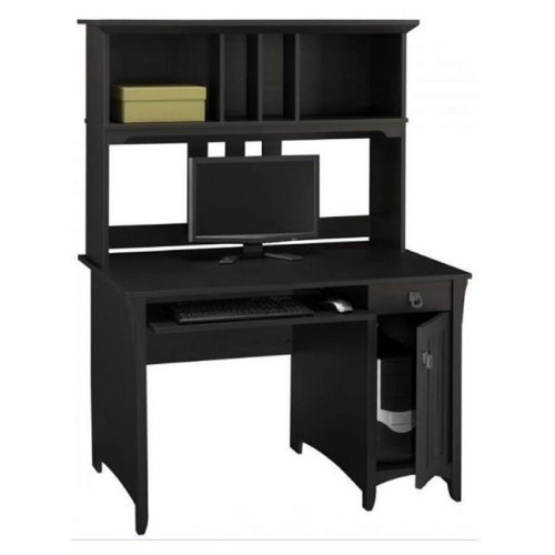 Bowery Hill Mission Desk with Hutch in Aged Tobacco