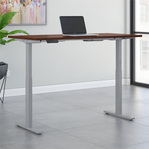 Move 60 Series 72W x 30D Adjustable Desk in Hansen Cherry - Engineered Wood