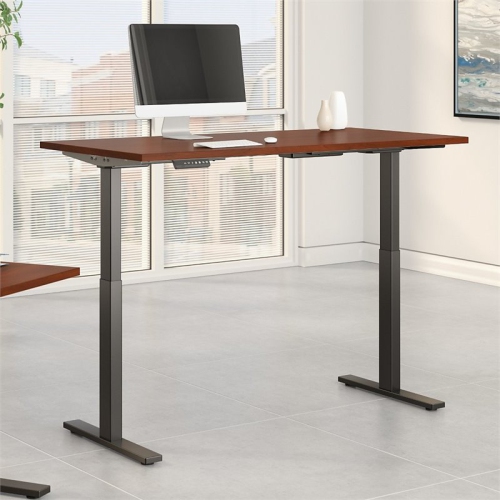 Move 60 Series 72W x 30D Adjustable Desk in Hansen Cherry - Engineered Wood
