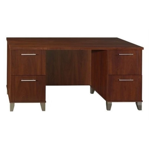 BOWERY HILL  60" Wood Computer Desk In Hansen Cherry
