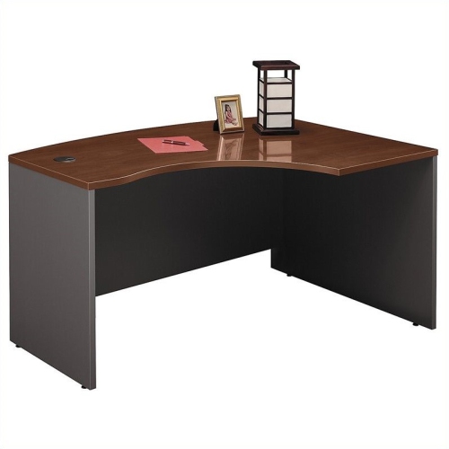 Scranton & Co 60 x 43 RH L Bow Desk in Hansen Cherry
