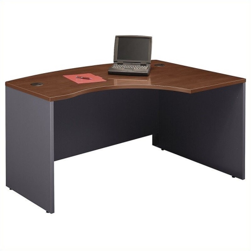 Scranton & Co 60 x 43 RH L Bow Desk in Hansen Cherry