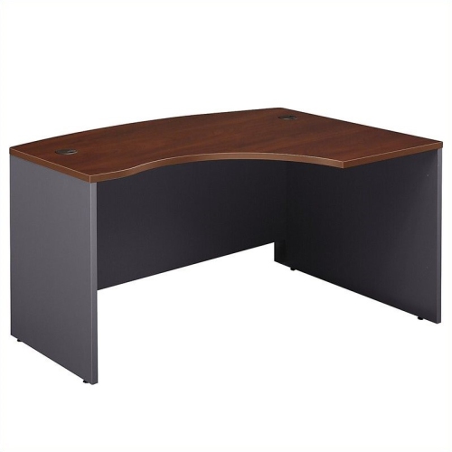 Scranton & Co 60 x 43 RH L Bow Desk in Hansen Cherry