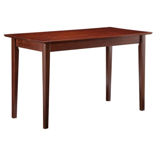 ALLORA  48" Solid Wood Writing Desk In Walnut