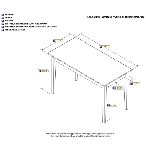 Allora 48" Solid Wood Writing Desk in Walnut