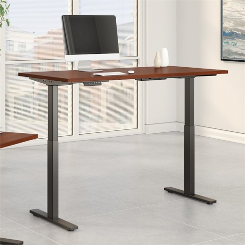 Move 60 Series 60W x 30D Adjustable Desk in Hansen Cherry - Engineered Wood