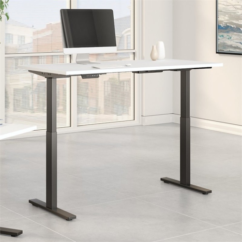 Bush Business Furniture Move 60 Series 72W Height Adjustable Standing Desk in White
