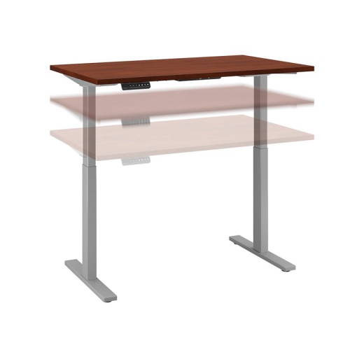 Move 60 Series 48W x 24D Adjustable Desk in Hansen Cherry - Engineered Wood