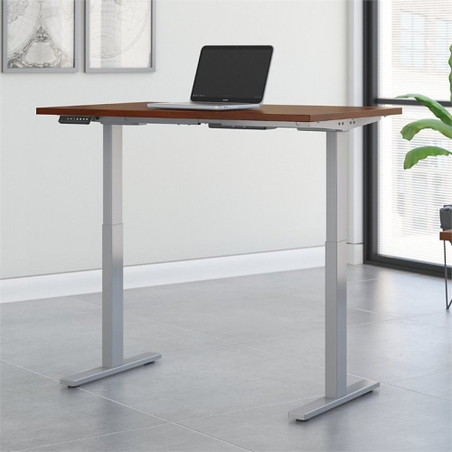Move 60 Series 48W x 24D Adjustable Desk in Hansen Cherry - Engineered Wood