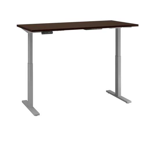 BBF Move 60 Series 72W X 30D Adjustable Desk In Mocha Cherry - Engineered Wood