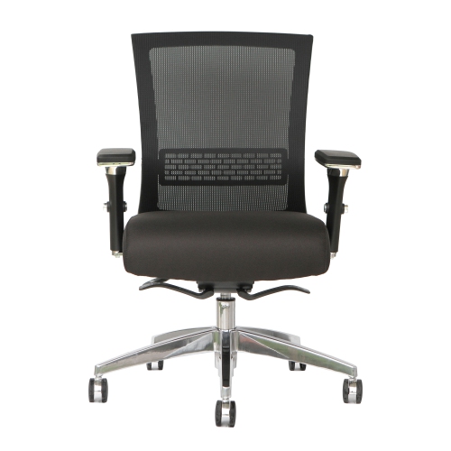 TygerClaw Mesh Mid Back and Fabric Seat Office Chair