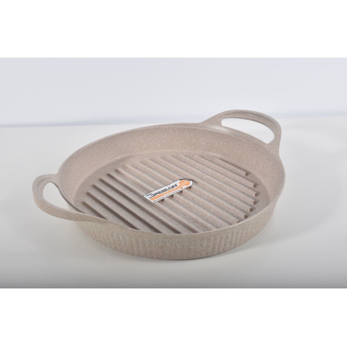 BARITON GRIIL PAN DIE-CAST ALUMINIUM 28CM/11" NON-STICK DURABLE DISHWASHER & OVEN SAFE