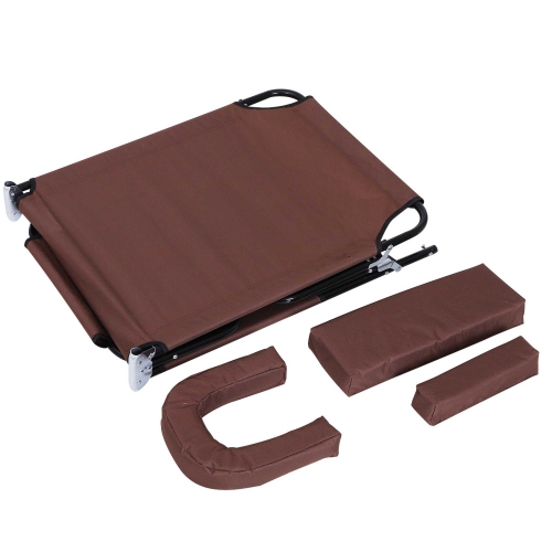 Outsunny Adjustable Outdoor Lounge Chair, Garden Folding Chaise Lounge with Face Hole Reclining Tanning Chair Seat, Folding Camping Beach Lounging