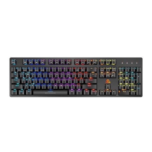 Marvo Pro - Wired Mechanical Gaming Keyboard with RGB Backlight, Black