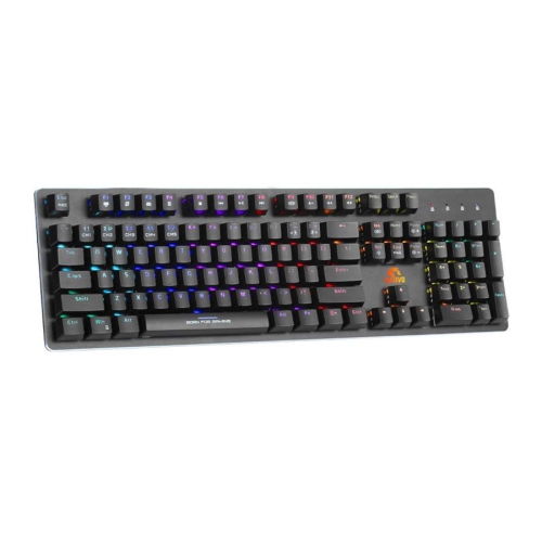 Marvo Pro - Wired Mechanical Gaming Keyboard with RGB Backlight, Black
