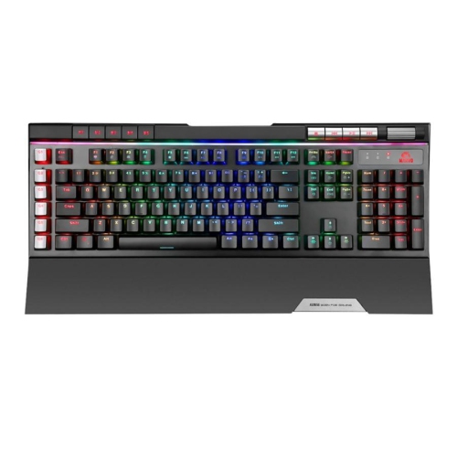 Marvo Pro - Wired Mechanical Gaming Keyboard with 119 Keys and RGB Backlighting, Black