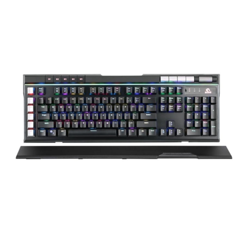 Marvo Pro - Wired Mechanical Gaming Keyboard with 119 Keys and RGB Backlighting, Black